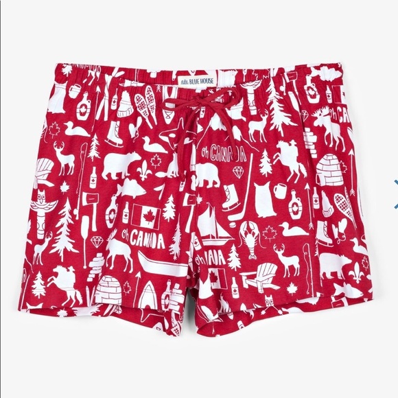 Oh Canada Womens Sleep Shorts - Picture 2 of 3